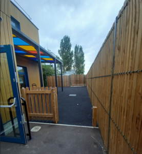 romford school playground before